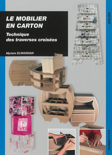 Le mobilier en carton : technique des traverses croisées