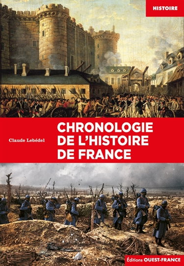Couverture de Chronologie de l'histoire de France par Claude Lebédel