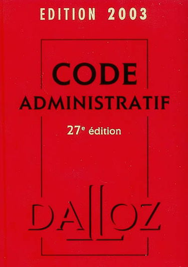 Code administratif 2003