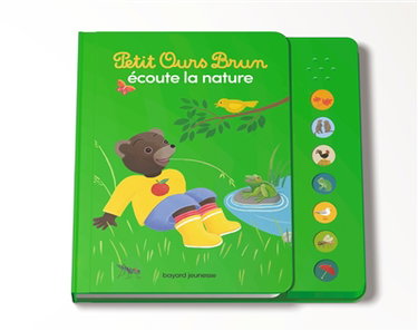 Couverture de Petit Ours Brun écoute la nature