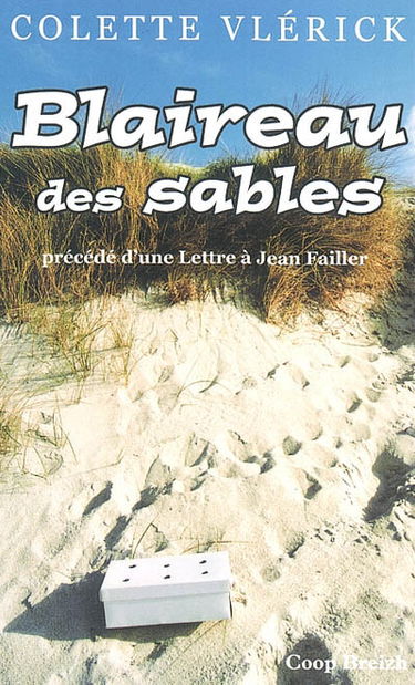 Blaireau des sables. Lettre à Jean Pailler sur le difficile métier d'écrire