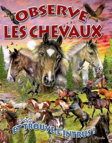 Observe les chevaux et trouve l'intrus !