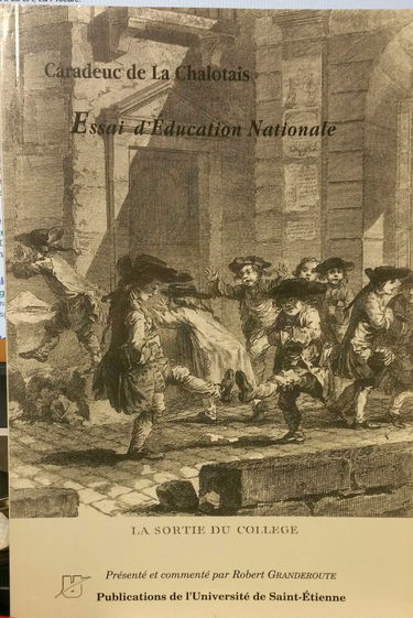 Essai d'éducation nationale ou Plan d'études pour la jeunesse