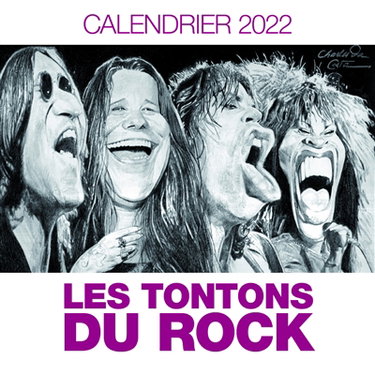 Couverture de Les tontons du rock : calendrier 2022