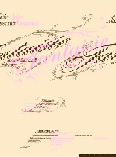 FANTAISIE VIOLONCELLE ET PIANO