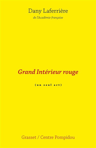 Grand intérieur rouge : cinéroman