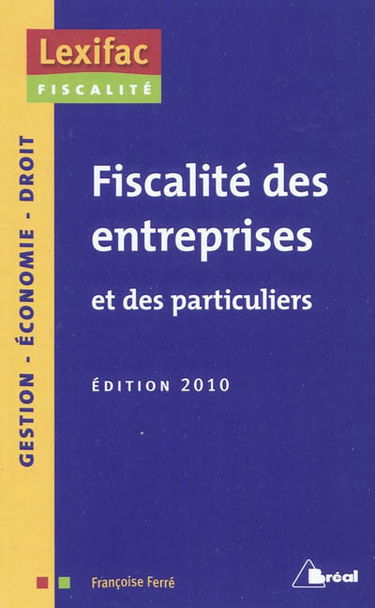 Fiscalité des entreprises et des particuliers