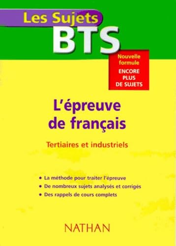 BTS. L'épreuve de français (tertiaires et industriels)
