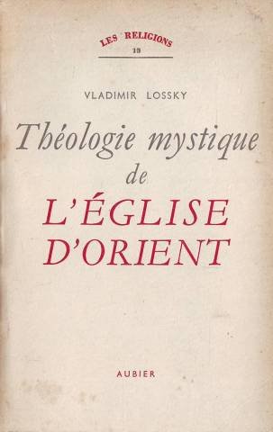 Couverture de Theologie mystique de l'eglise d'orient