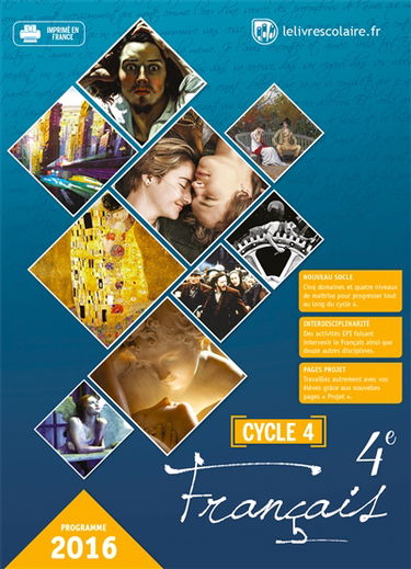Français 4e : cycle 4 : programme 2016