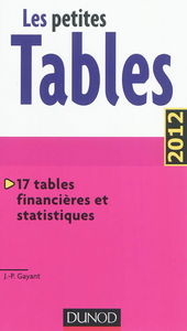Les petites tables : 17 tables financières et statistiques