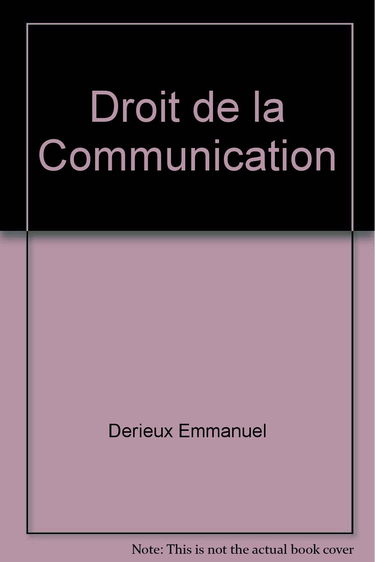 Droit de la communication