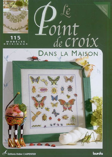 Le point de croix dans la maison : 115 modèles originaux