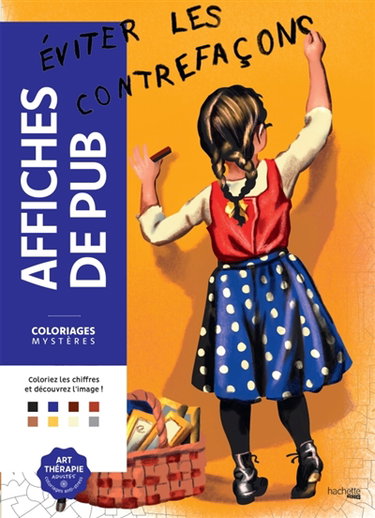 Couverture de Coloriages mystères : Affiches de pub