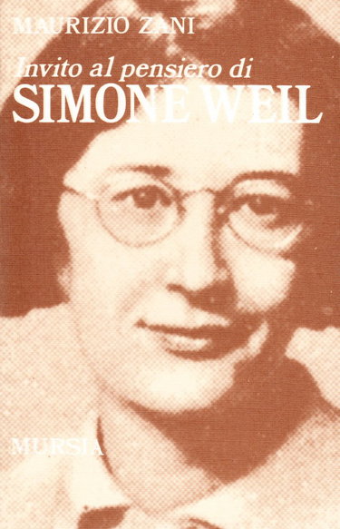 Couverture de Invito al pensiero di Simone Weil