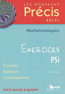 Mathématiques : exercices PSI