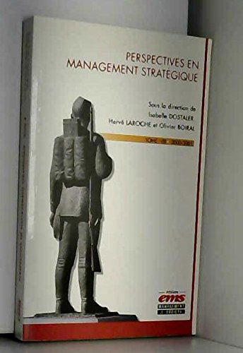 Perspectives En Management Strategique Tome Viii