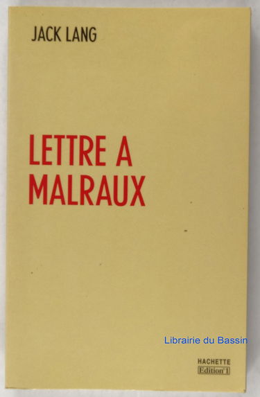 Lettre à André Malraux