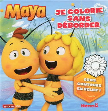 Maya, je colorie sans déborder : Maya et Willy