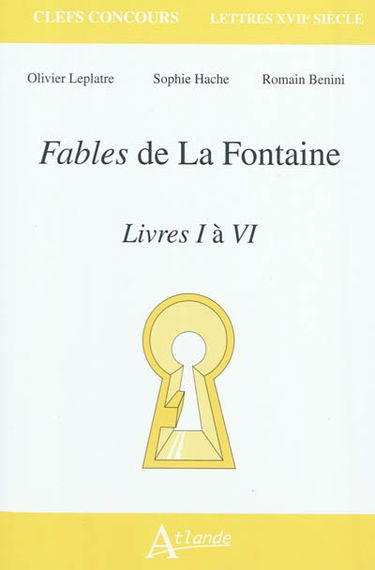 Fables de La Fontaine, livres I à VI