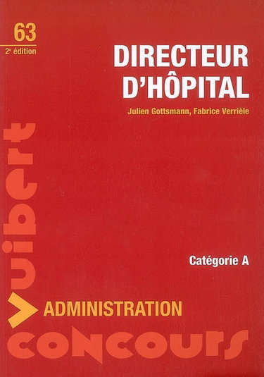 Couverture de Directeur d'hôpital : catégorie A