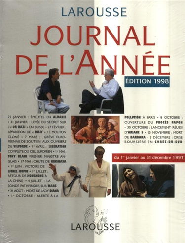 Journal de l'année 1998