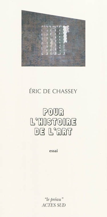 Couverture de Pour l'histoire de l'art