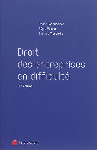 Droit des entreprises en difficulté
