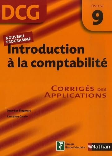 Introduction à la comptabilité, DCG, épreuve 9