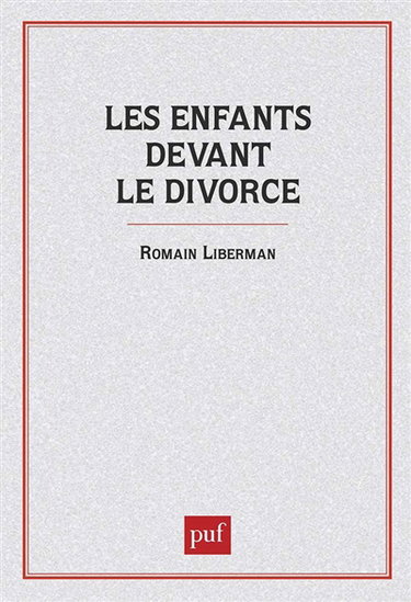 Les Enfants devant le divorce