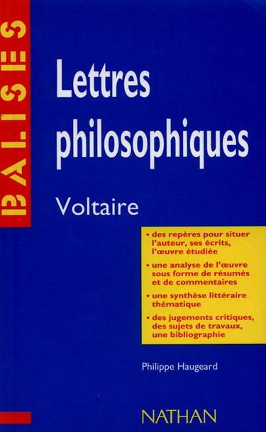 Lettres philosophiques, Voltaire