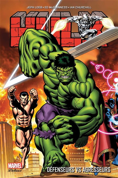 Couverture de Hulk. Défenseurs vs agresseurs