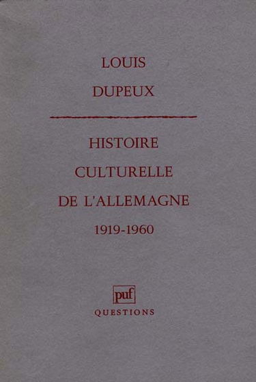 Histoire culturelle de l'Allemagne : 1919-1960
