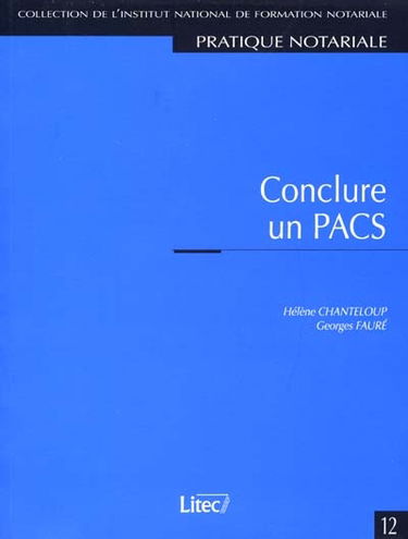 Conclure un Pacs