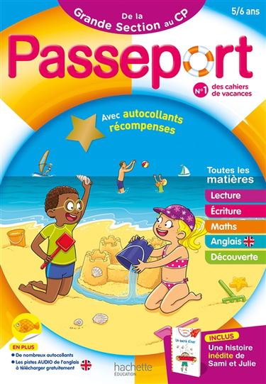 Passeport maternelle de la grande section au CP, 5-6 ans : toutes les matières