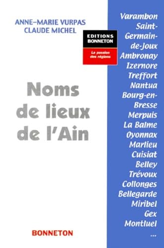 Noms de lieux de l'Ain