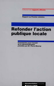 Refonder l'ction publique locale