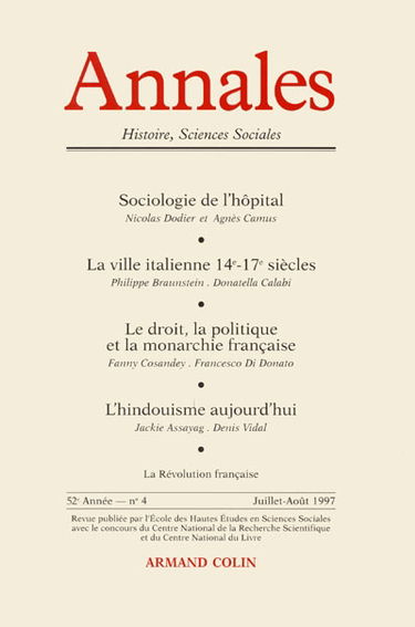 Annales, n° 4 (1997)