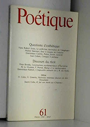 Poétique, numéro 61