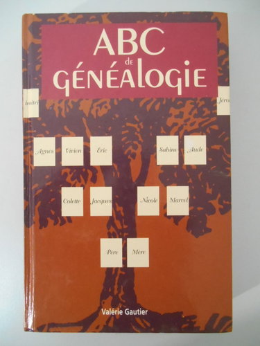 Couverture de ABC de généalogie par Valérie Gautier
