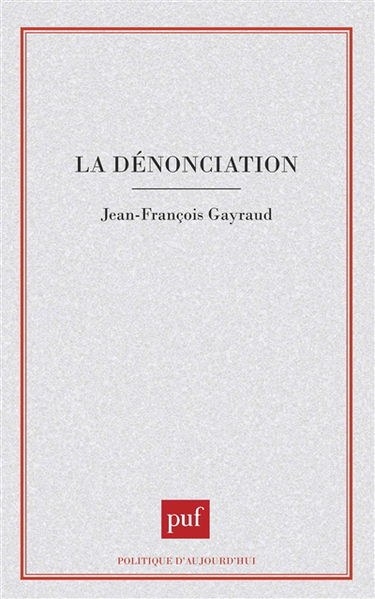 La dénonciation