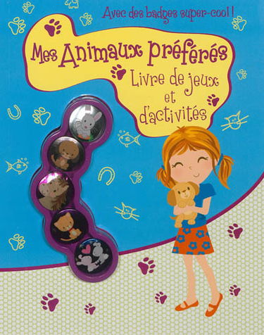 Mes animaux préférés : livre de jeux et d'activités