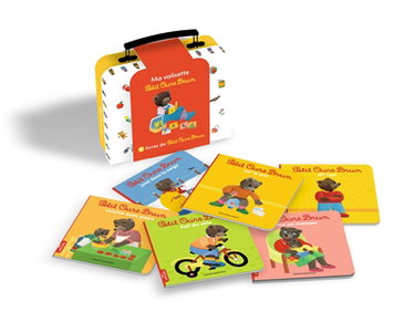 Couverture de Ma valisette à histoires Petit Ours Brun : 6 livres de Petit Ours Brun par Marie Aubinais