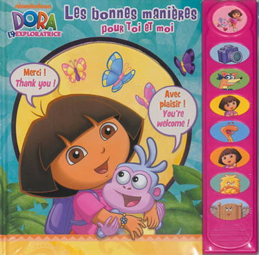 Couverture de Dora l'exploratrice : les bonnes manières pour toi et moi