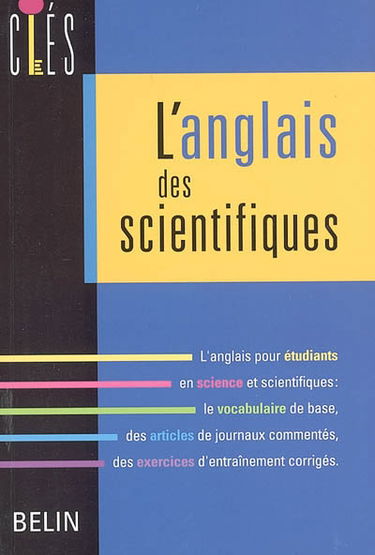 L'anglais des scientifiques