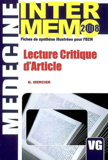 Lecture critique d'article