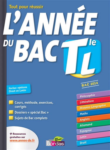 L'année du bac terminale L : tout pour réussir