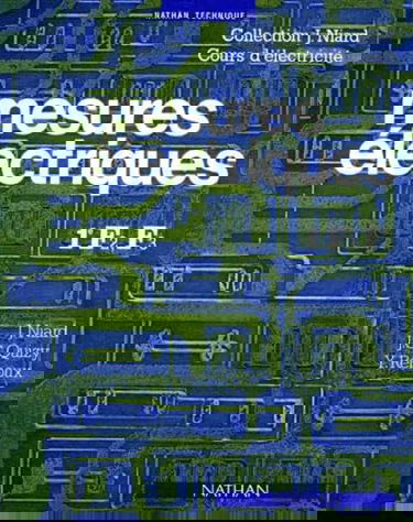 Mesures électriques : classes de 1re F2, F3