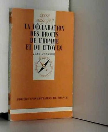 La Déclaration des droits de l'homme et du citoyen : 26 août 1789