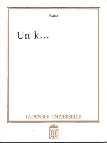 Couverture de Un k.